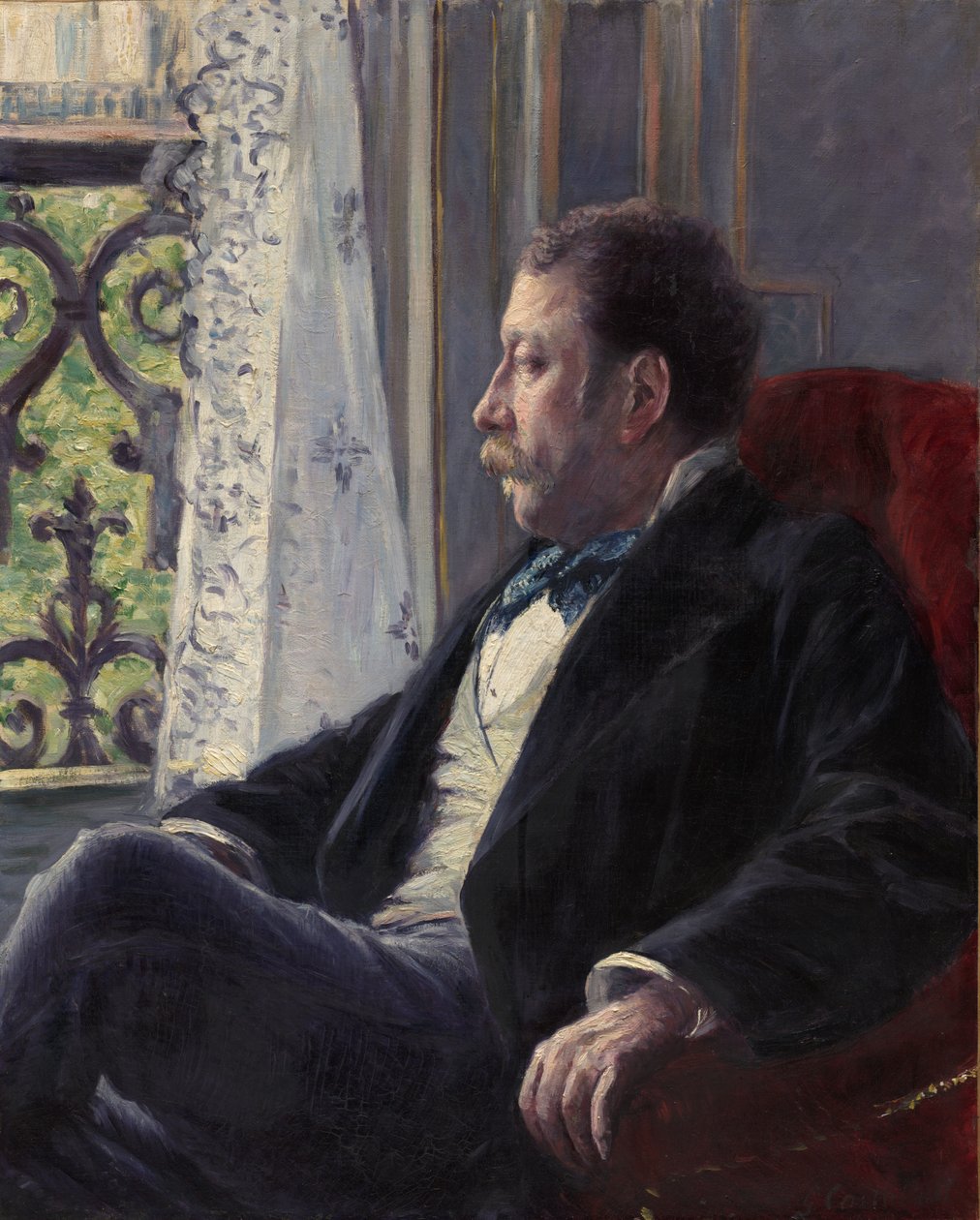 Egy férfi portréja alkotó: Gustave Caillebotte