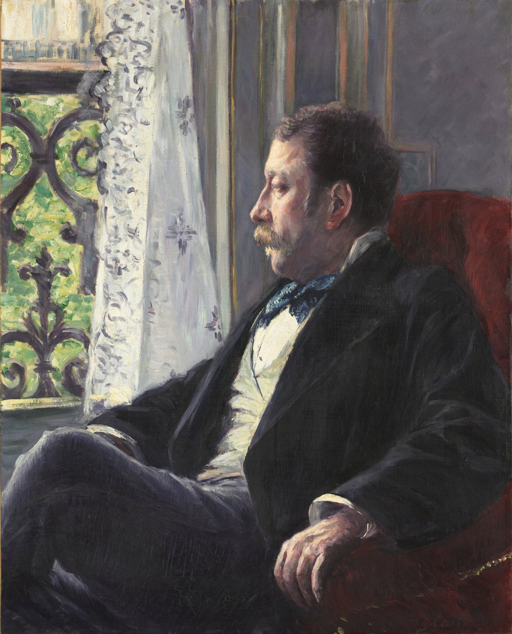 Egy férfi portréja alkotó: Gustave Caillebotte