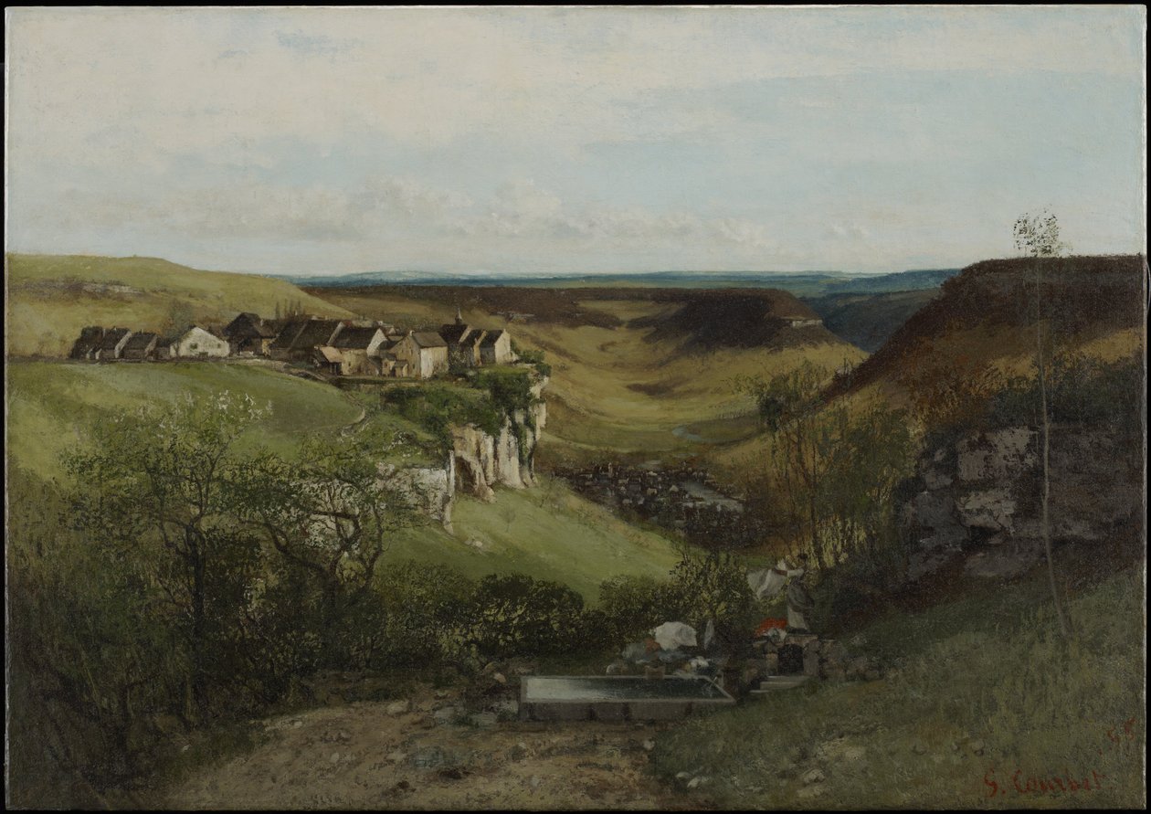 Ornans kastély alkotó: Gustave Courbet