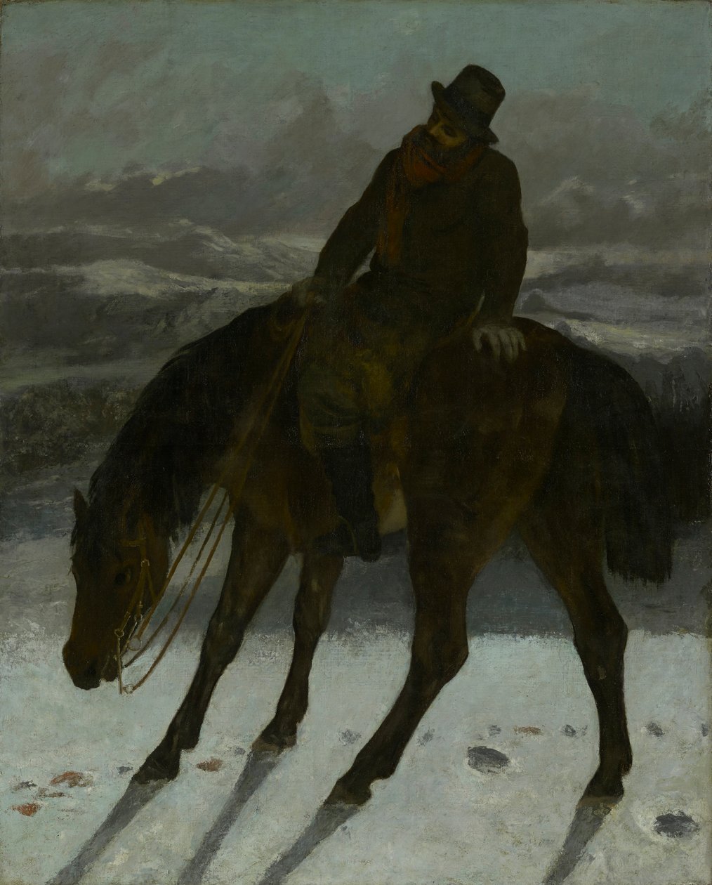 Vadász lóháton alkotó: Gustave Courbet