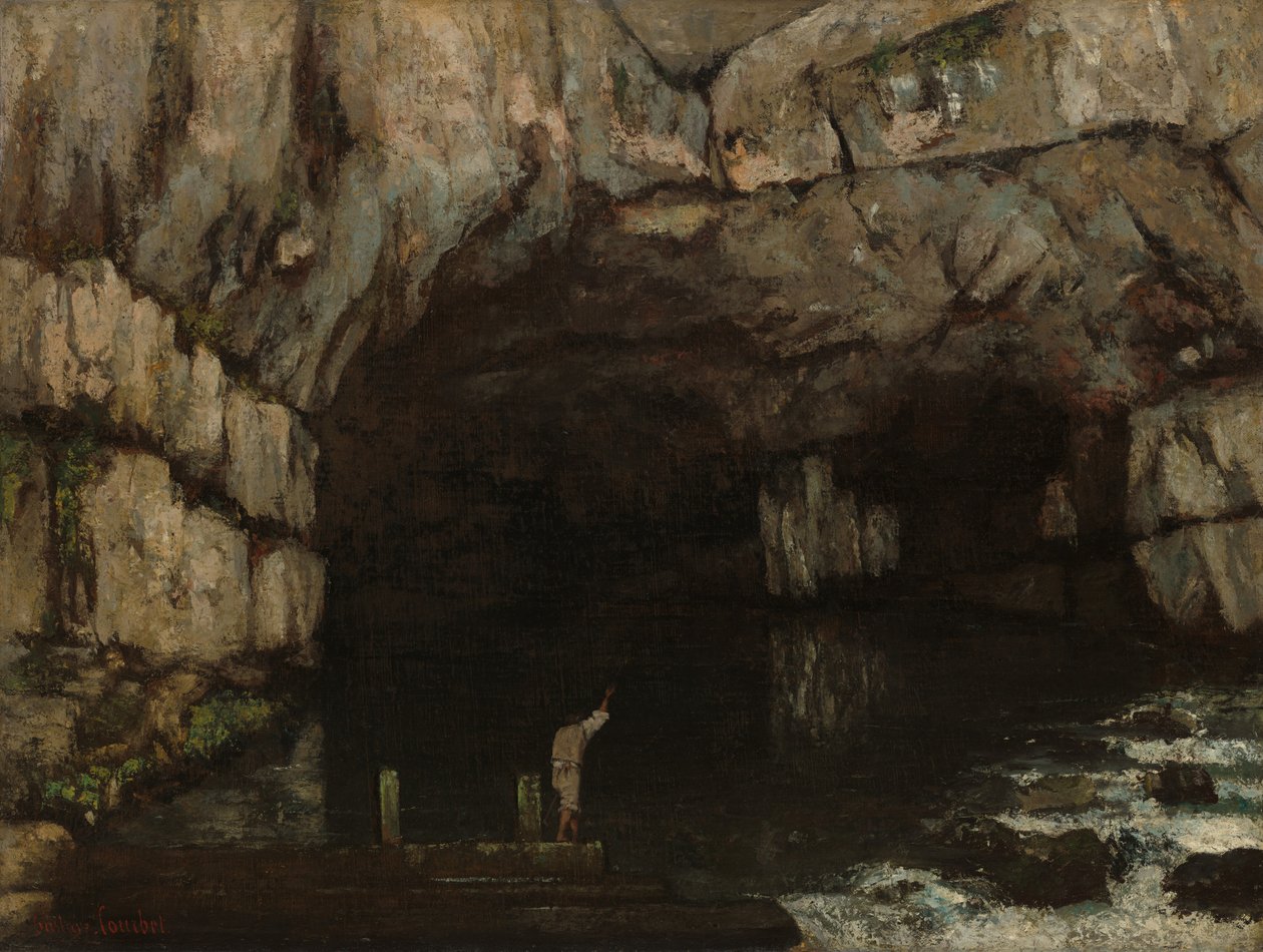A Loue-barlang alkotó: Gustave Courbet