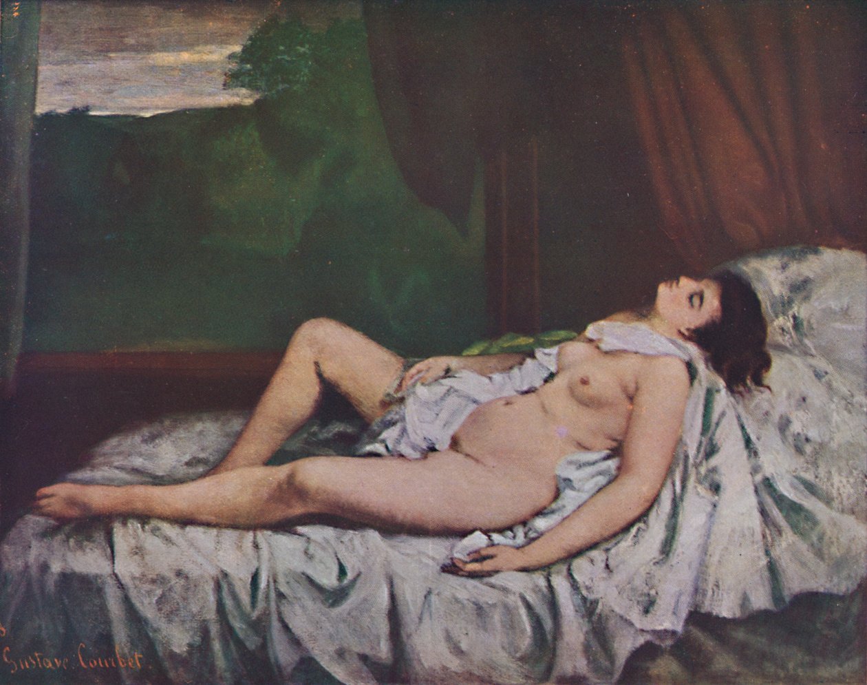 Nu couché, 19. század közepe, 1937 alkotó: Gustave Courbet