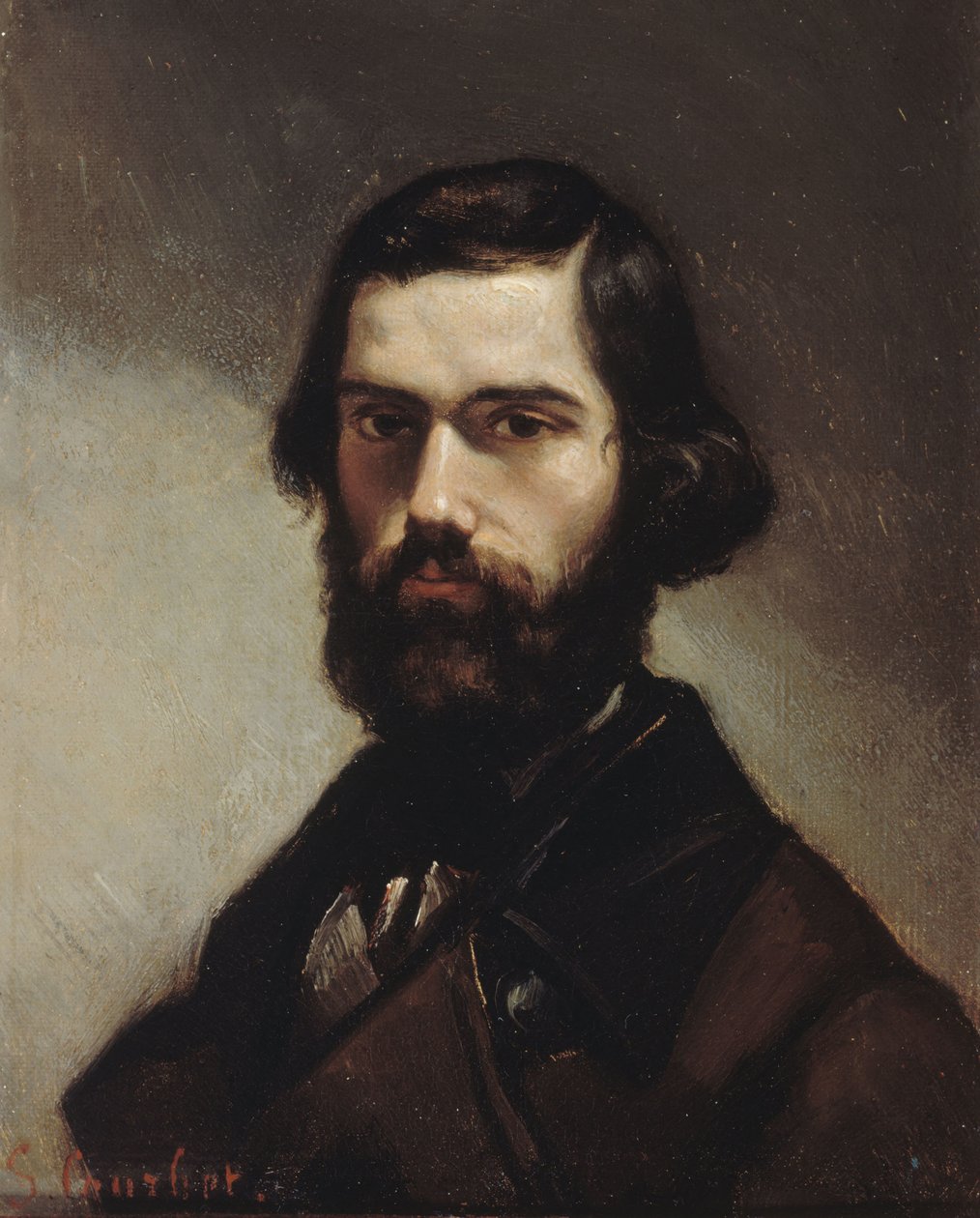 Jules Vallès portréja 1832-1885, 1861. alkotó: Gustave Courbet