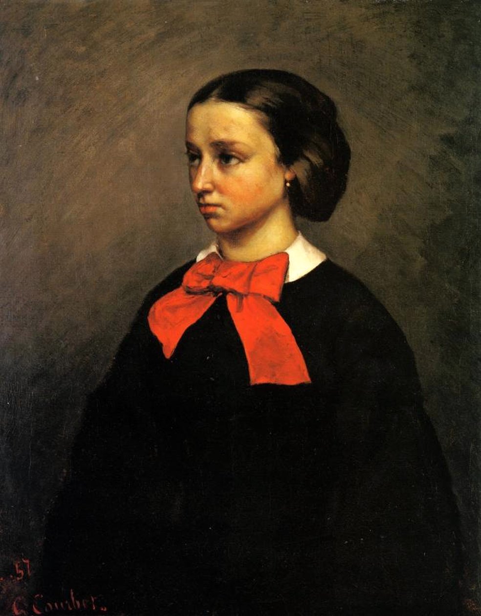 Madame Jacquet portréja alkotó: Gustave Courbet