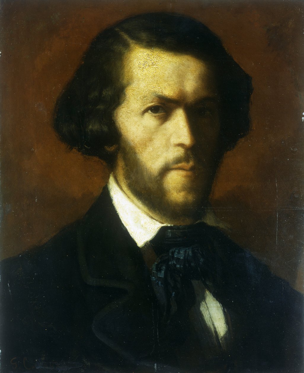 Egy úriember portréja alkotó: Gustave Courbet