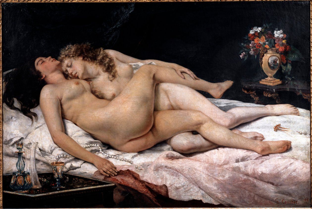 Sleep vagy Sleeper alkotó: Gustave Courbet