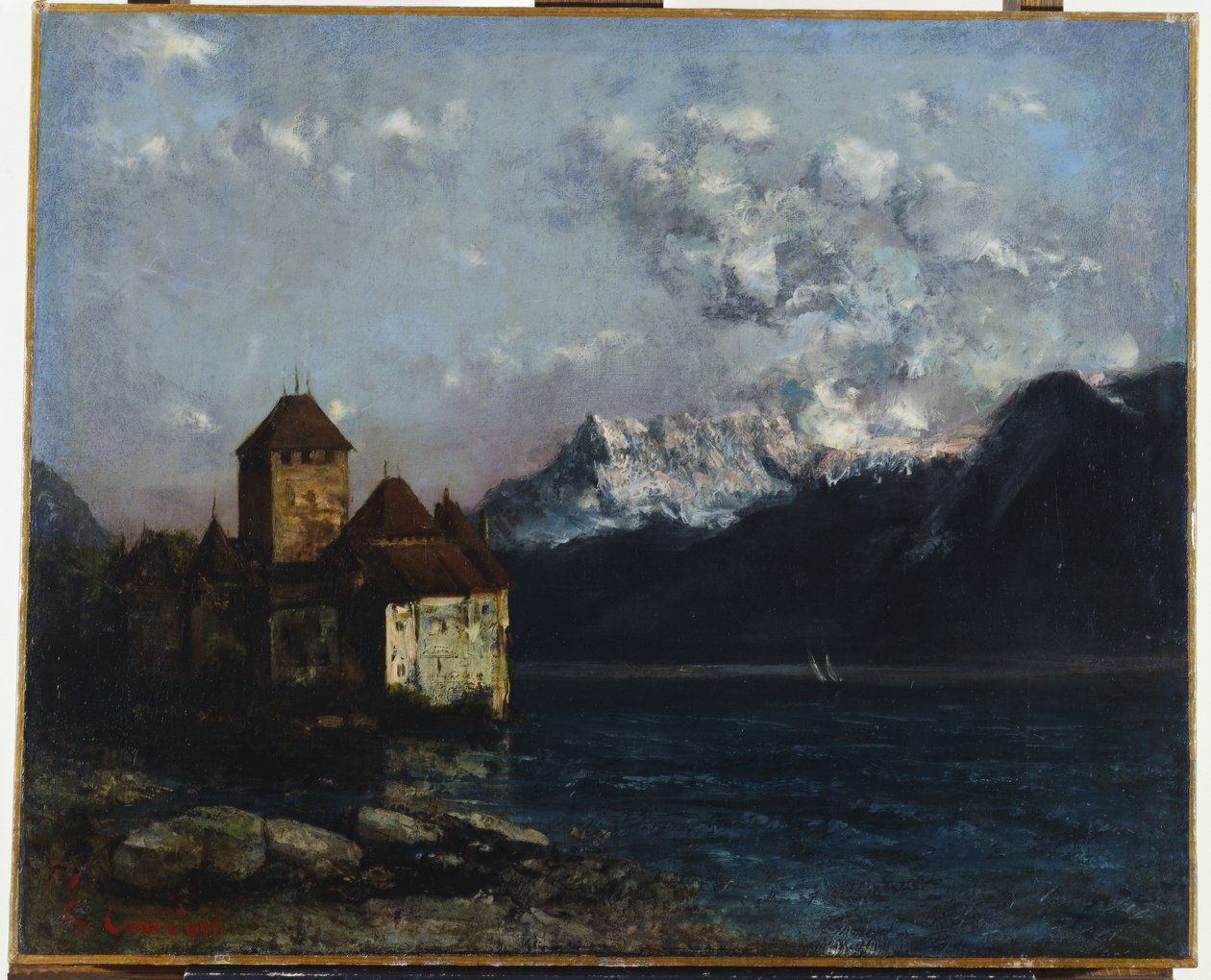 A Chilloni kastély, 1877 alkotó: Gustave Courbet