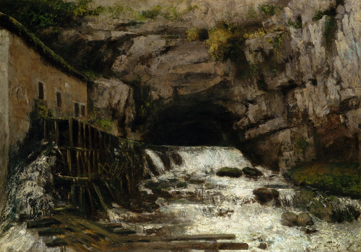 A Loue forrása, 1864 alkotó: Gustave Courbet