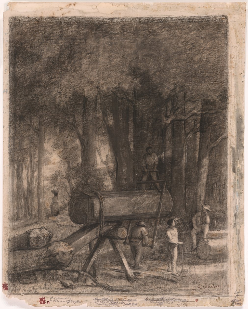 A Favágók alkotó: Gustave Courbet
