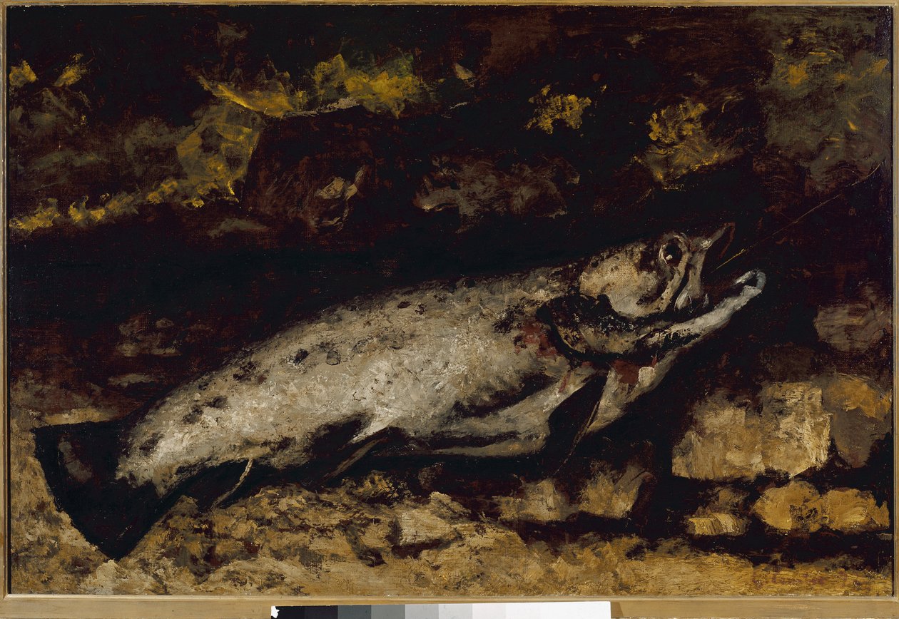 A pisztráng (olaj, vászon alkotó: Gustave Courbet