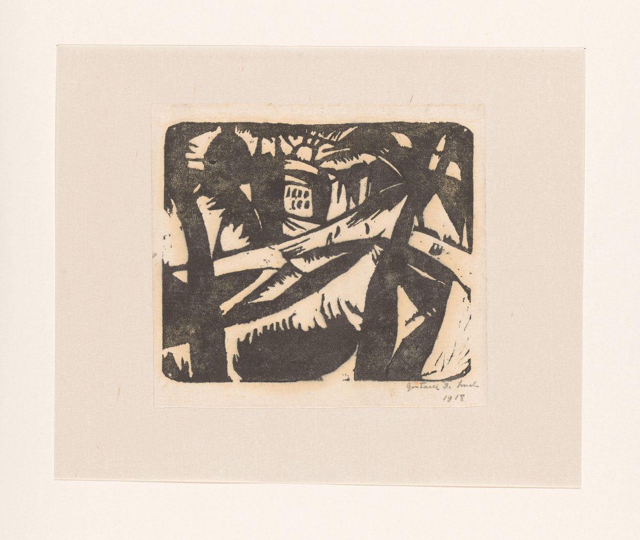 Tájkép alkotó: Gustave De Smet (signed by artist)