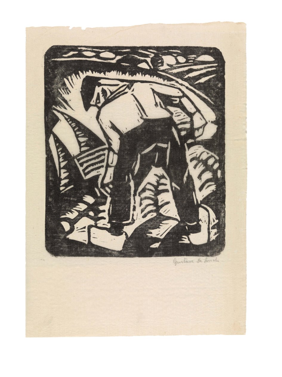 holland: Burgonya betakarító vagy A gazda alkotó: Gustave de Smet