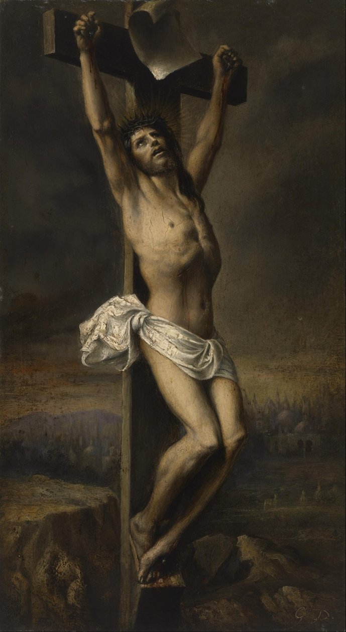 Krisztus a kereszten alkotó: Gustave Dore