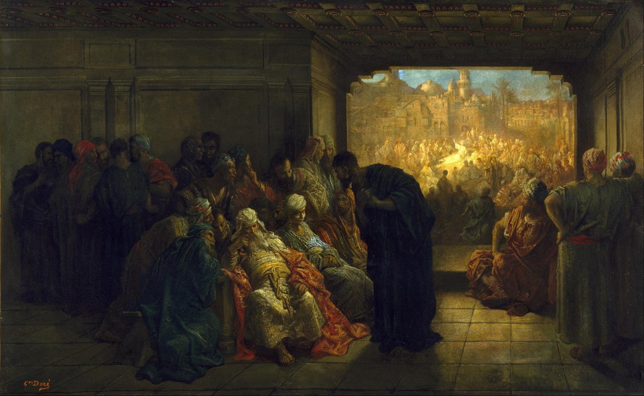Kajafás háza alkotó: Gustave Dore
