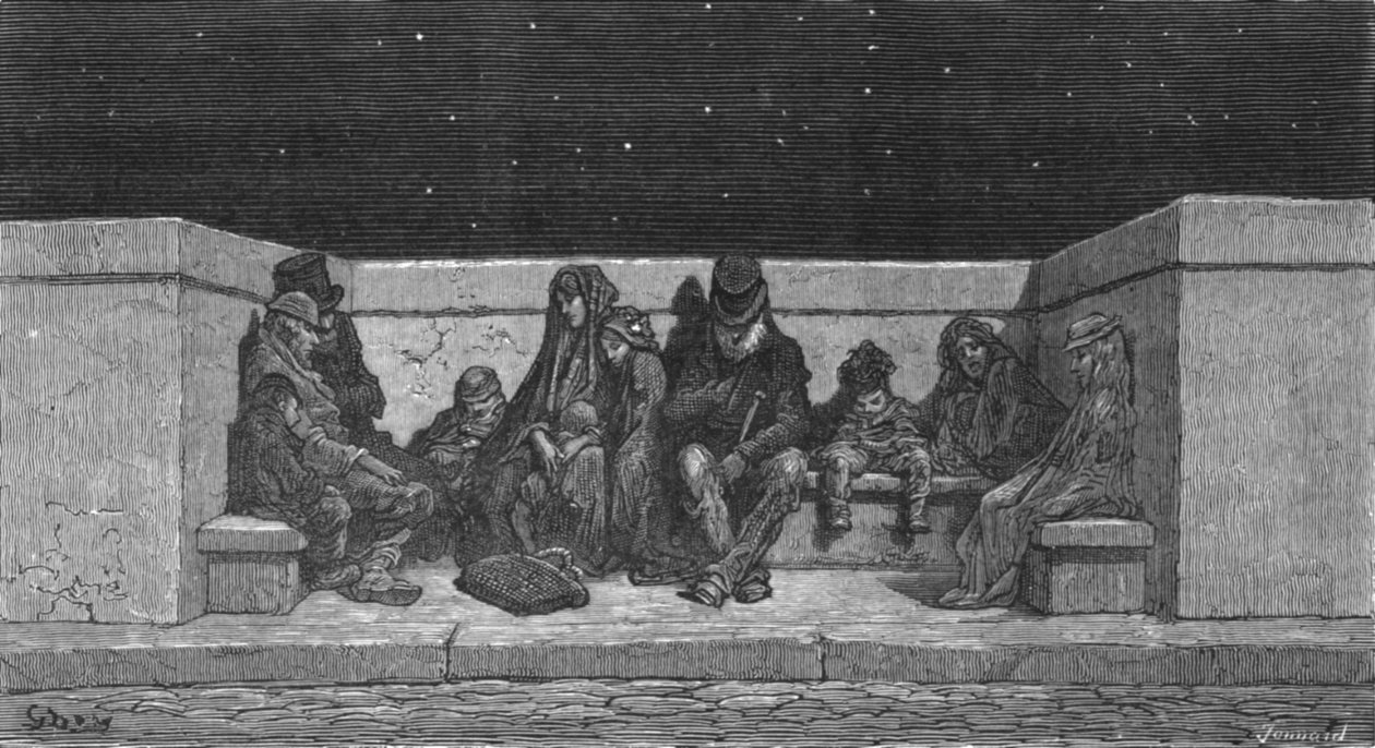 "Alszol a csillagok alatt", 1872. alkotó: Gustave Dore
