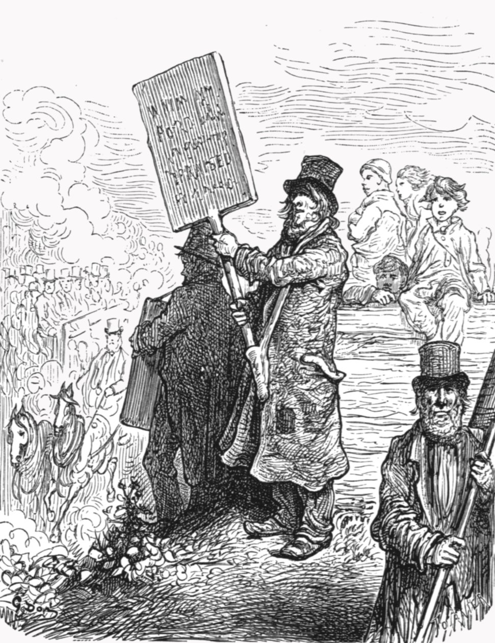 „Bible Hawker”, 1872. alkotó: Gustave Dore