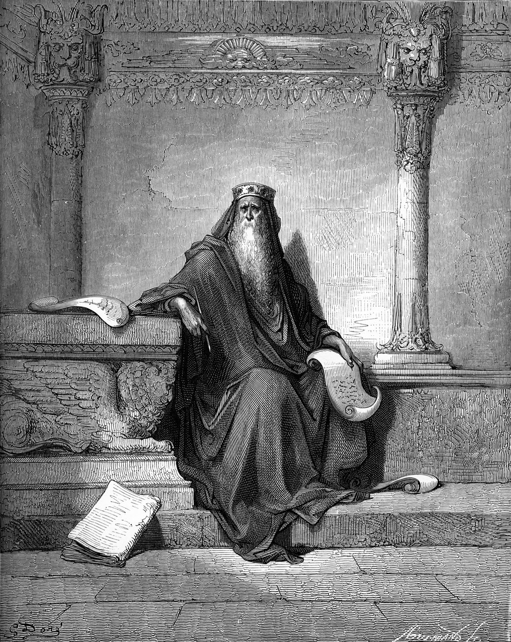 Salamon király – Biblia alkotó: Gustave Dore