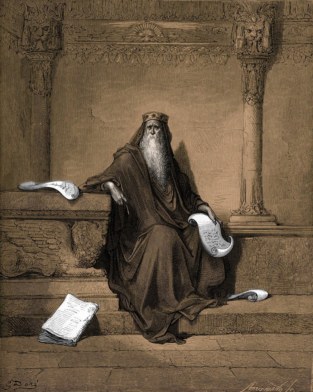 Salamon király – Biblia alkotó: Gustave Dore