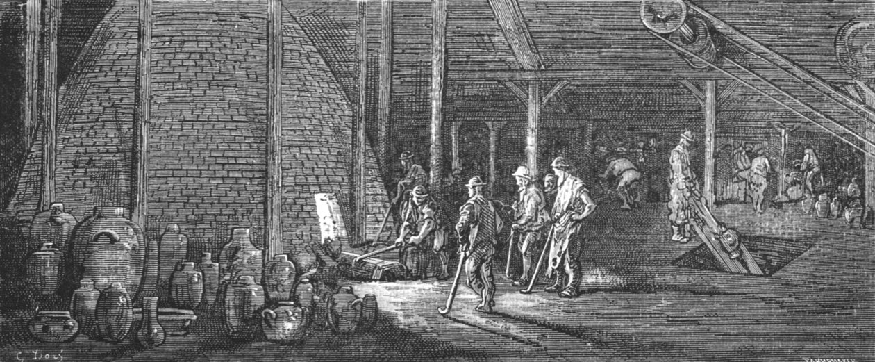 „Lambeth Potteries”, 1872. alkotó: Gustave Dore