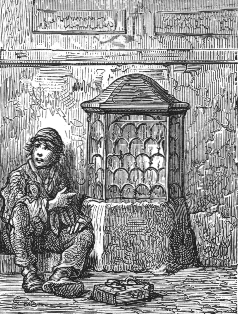 „London Stone”, 1872. alkotó: Gustave Dore
