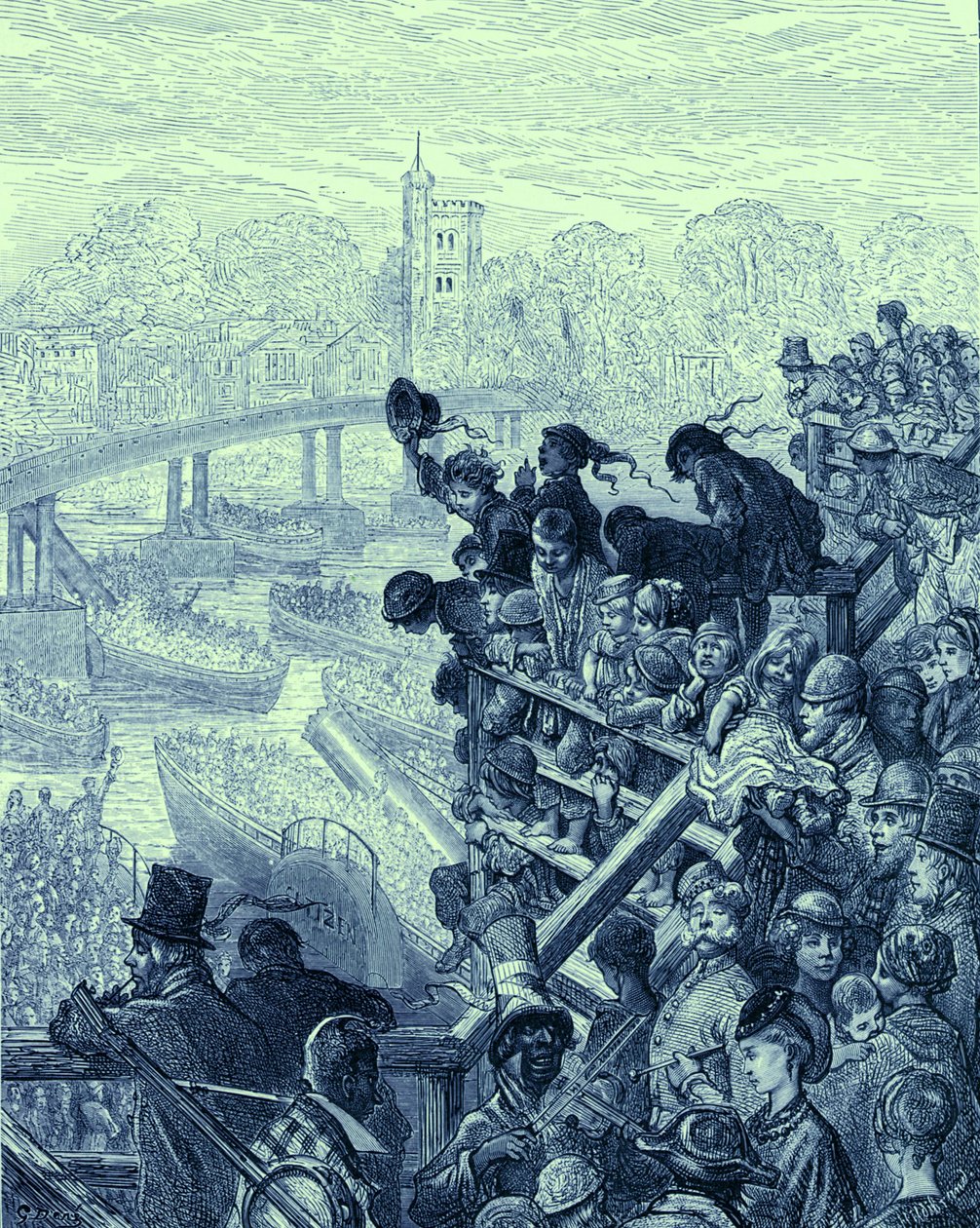 Oxford és Cambridge hajó alkotó: Gustave Dore