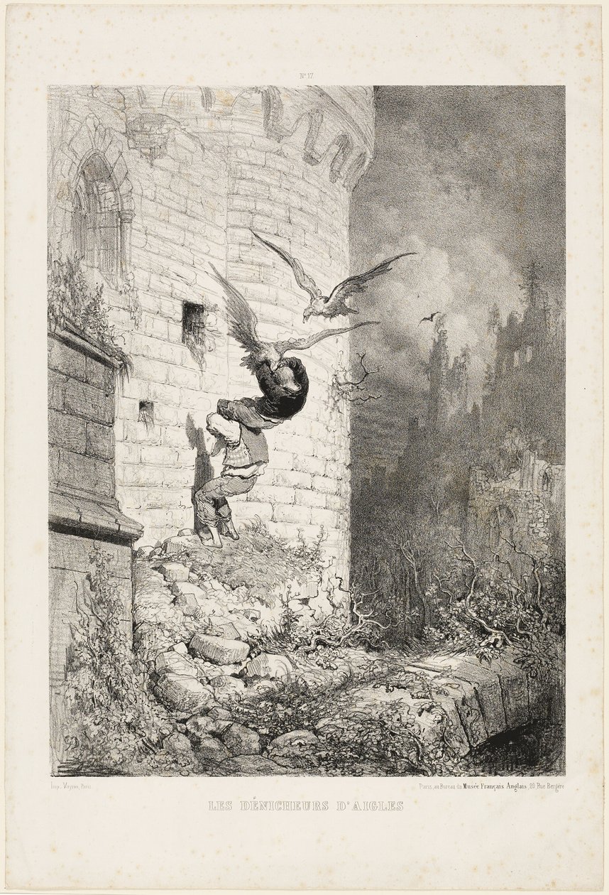 A sasfészek vadászai alkotó: Gustave Dore