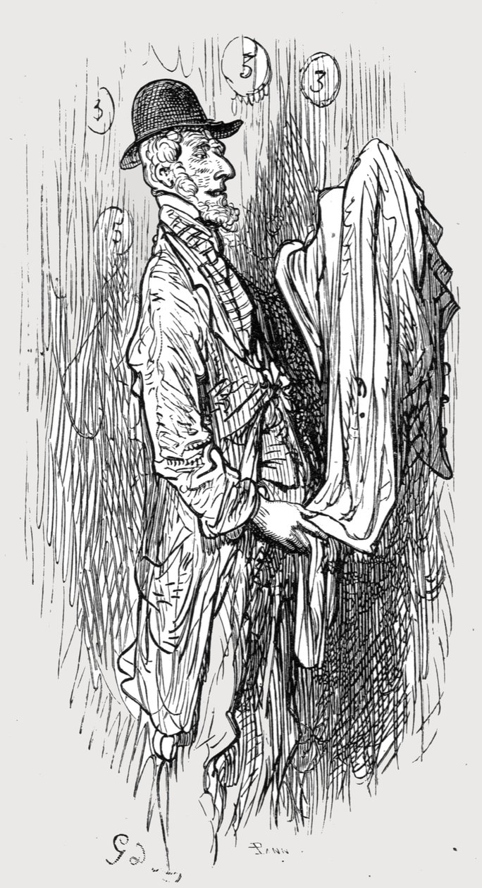 "Az öreg ruhaműves", 1872. alkotó: Gustave Dore