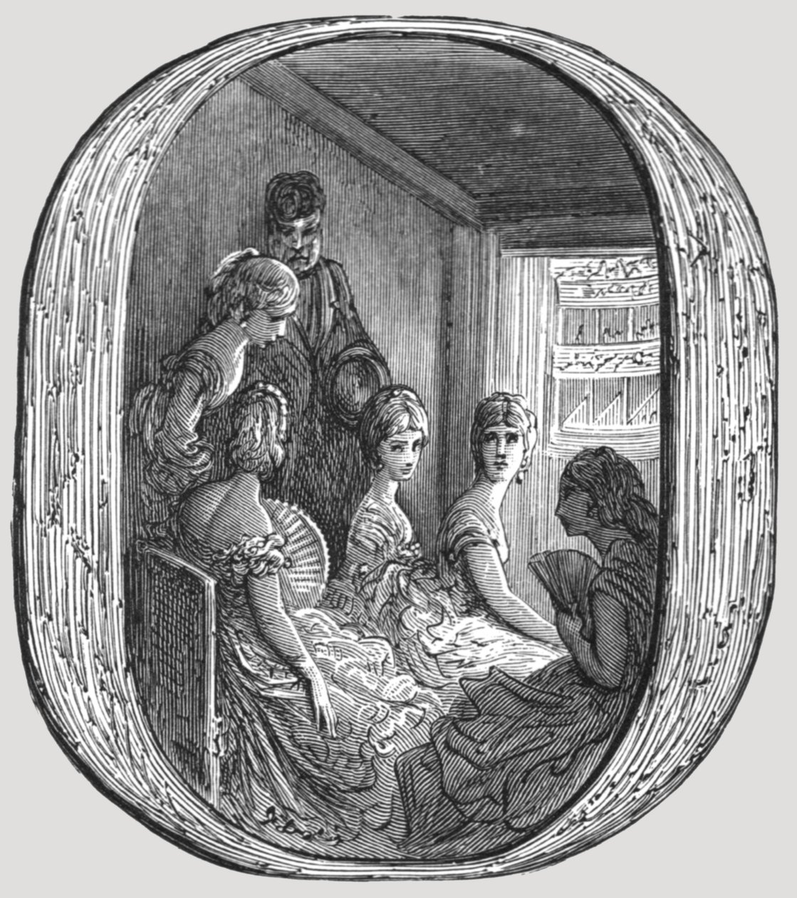 "Az Opera", 1872. alkotó: Gustave Dore