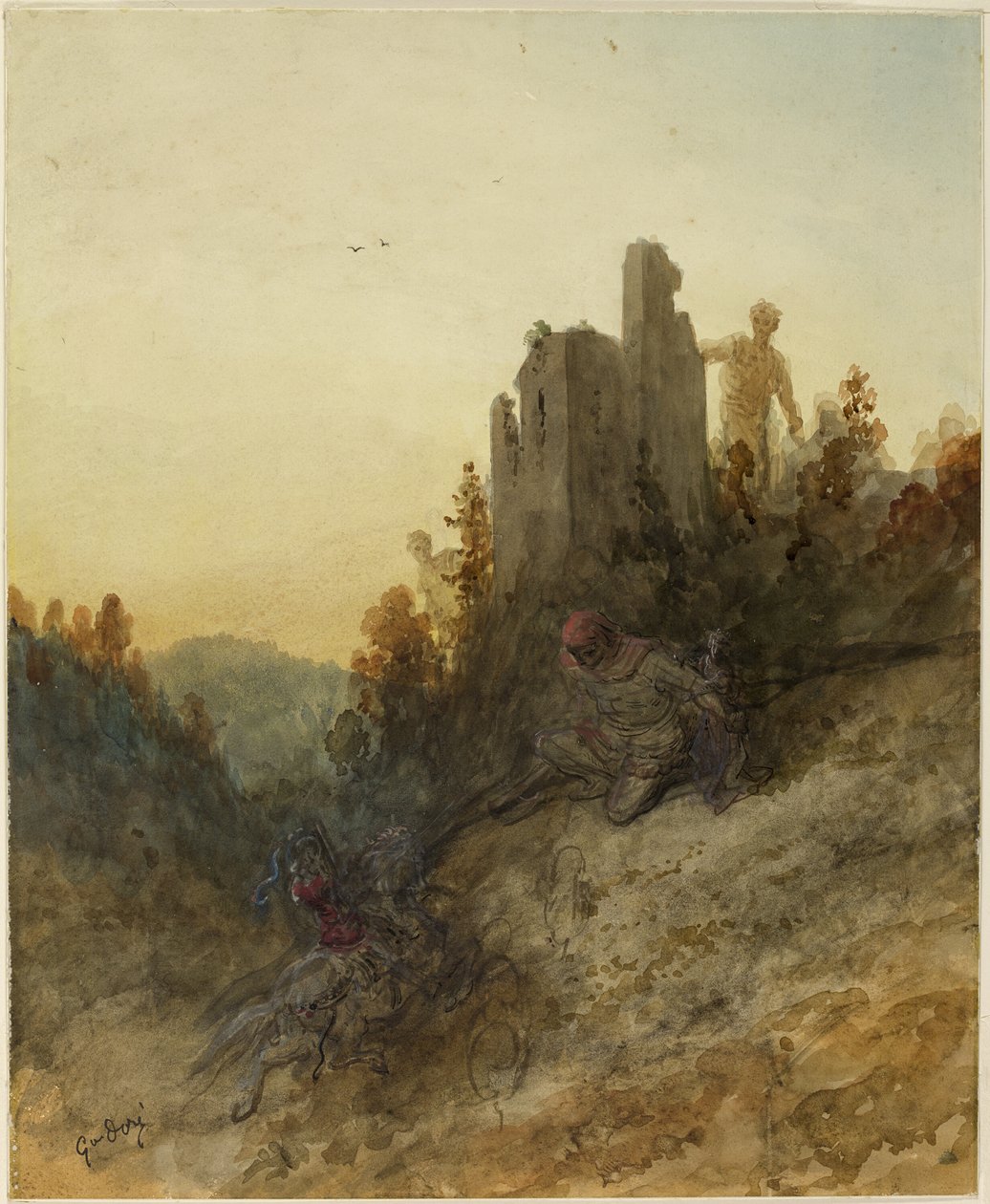 A hercegnőt fogságban tartják alkotó: Gustave Dore