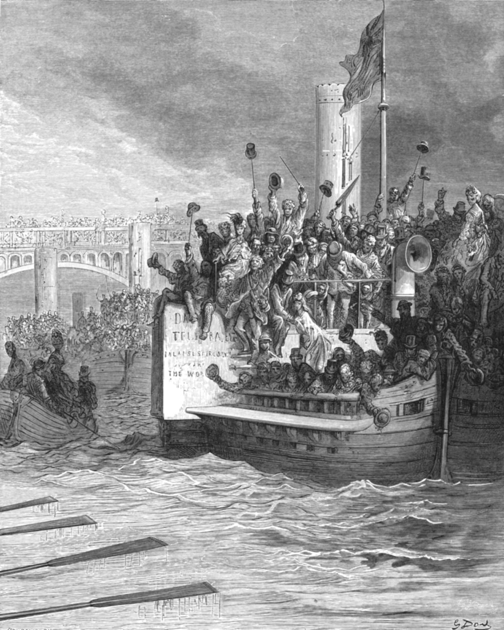 "The Race", 1872. alkotó: Gustave Dore
