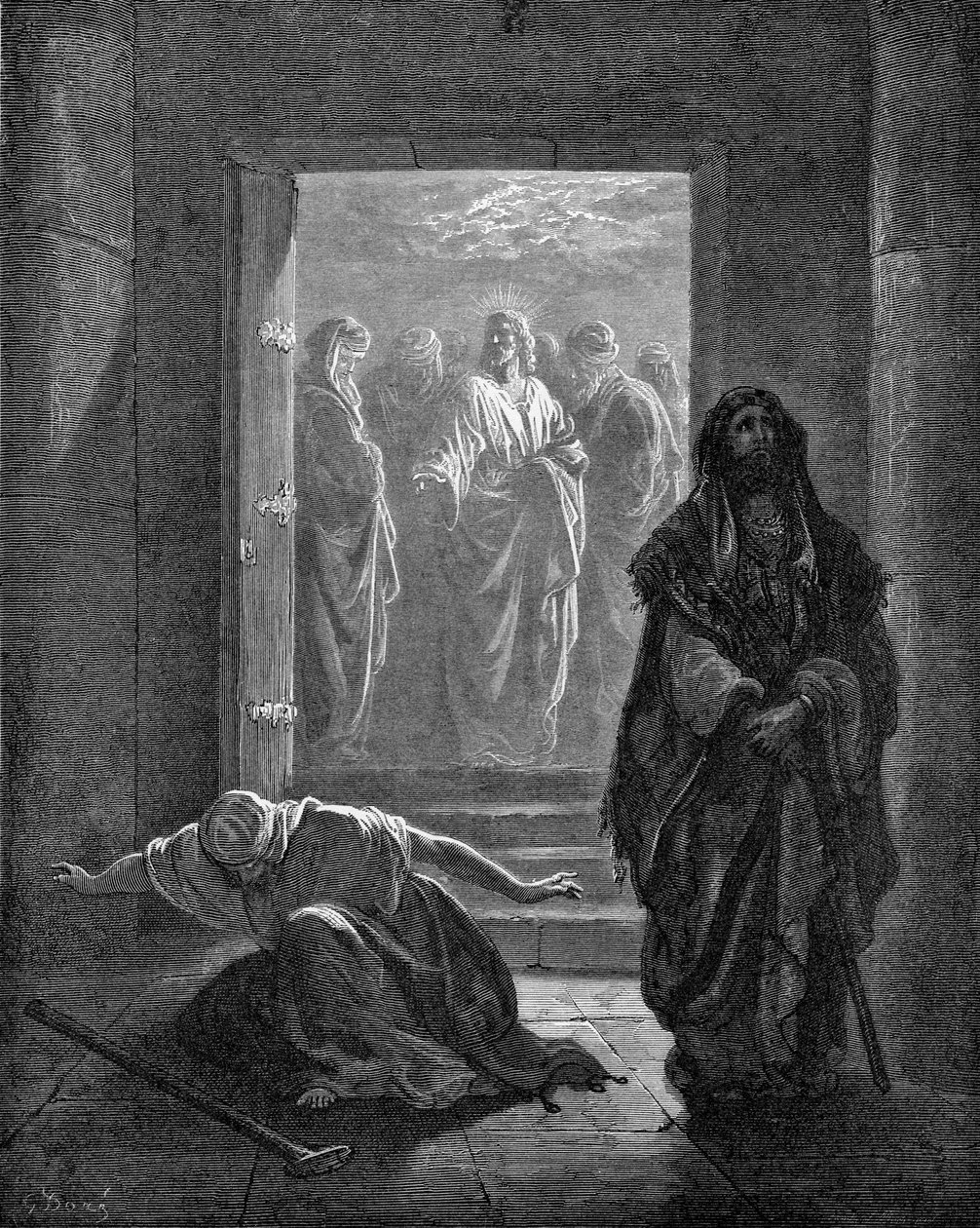 A farizeus és a vámszedő alkotó: Gustave Dore