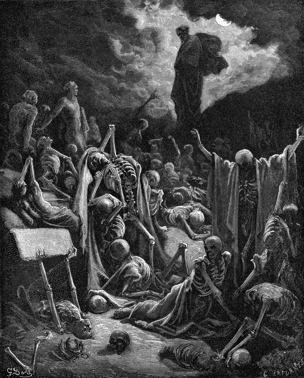 Ezékiel látomása alkotó: Gustave Dore