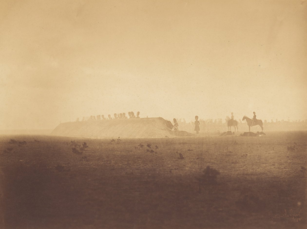 [Gyakorlóalakulat, Camp de Châlons] alkotó: Gustave Le Gray