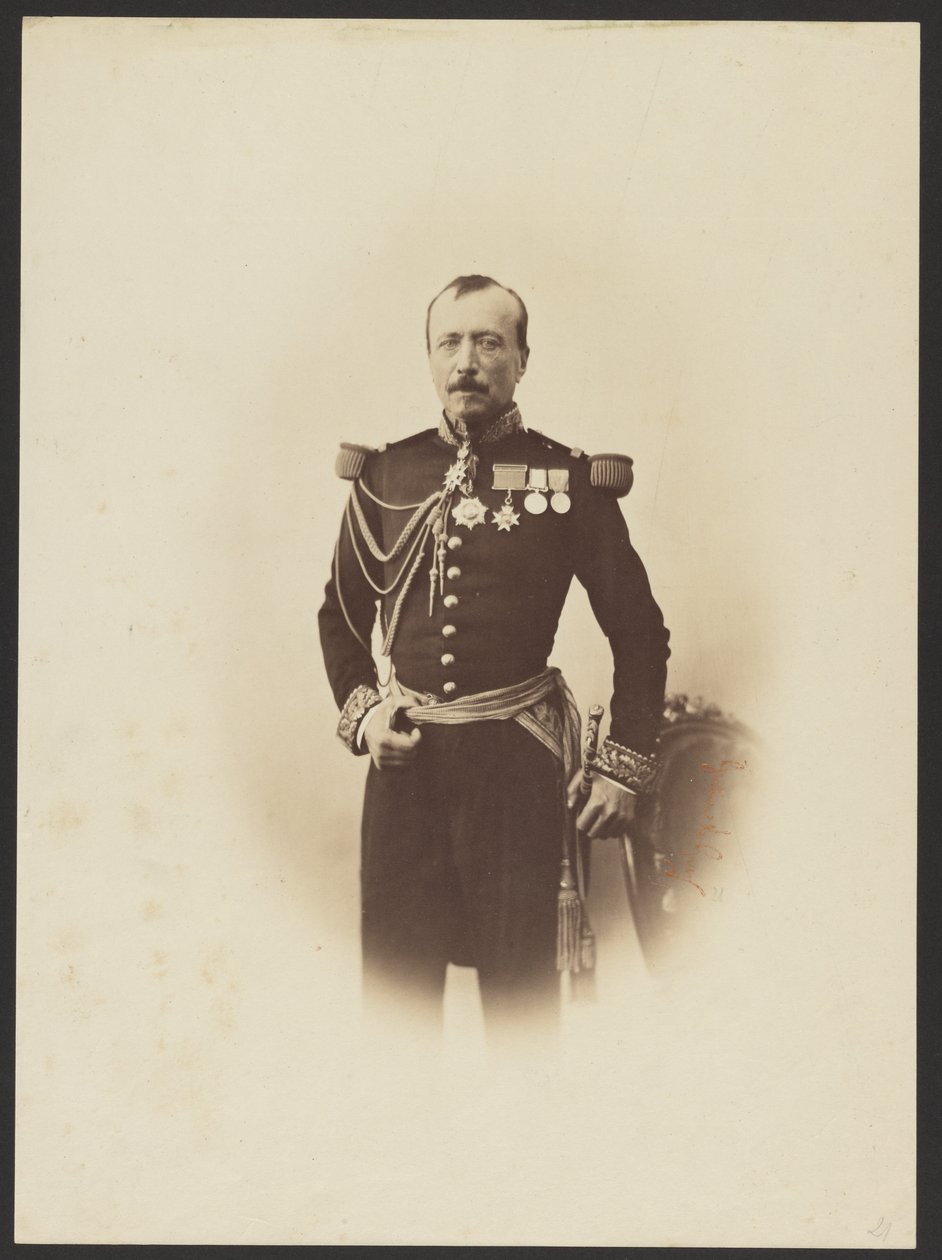 Cassaignolles tábornok alkotó: Gustave Le Gray