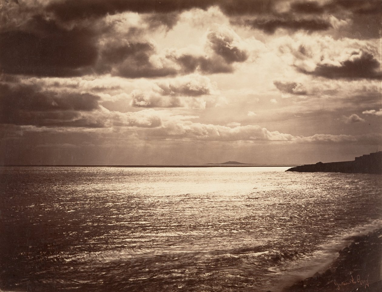 Földközi-tenger – Sète, 1857. alkotó: Gustave Le Gray