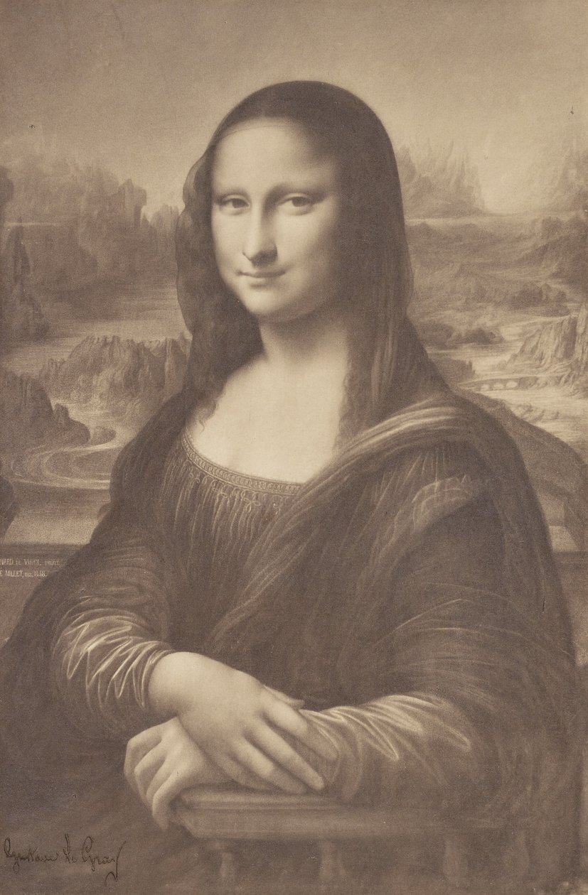 [Millet rajza a Mona Lisáról] alkotó: Gustave Le Gray