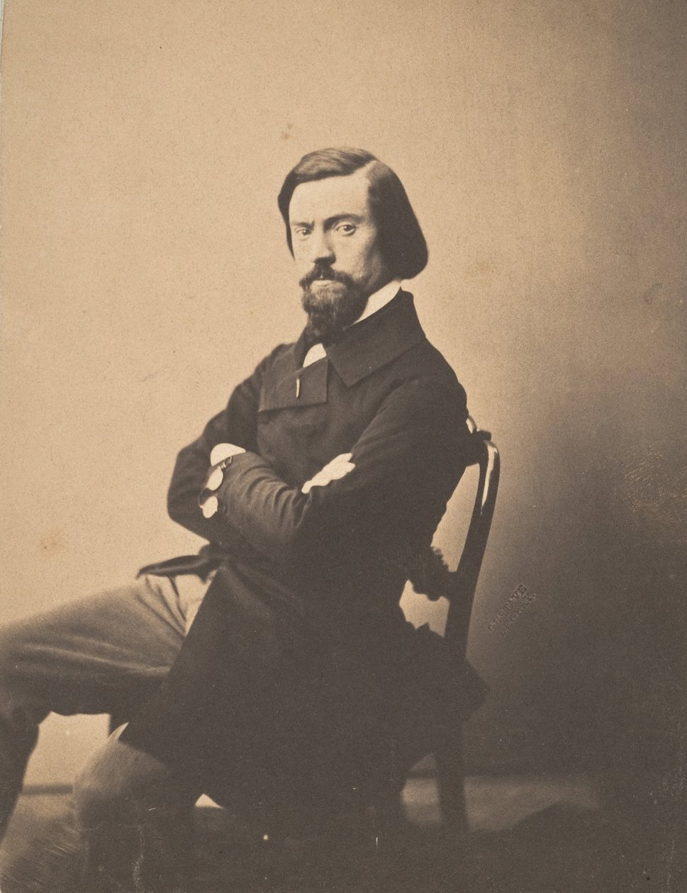 Pitre-Chevalier portréja, kb. 1853. alkotó: Gustave Le Gray