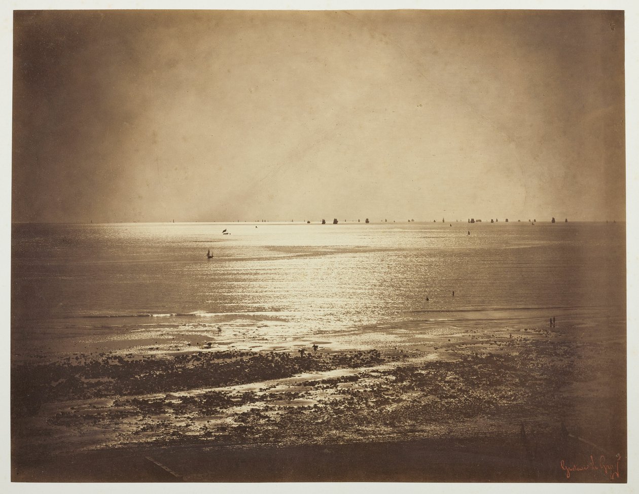 Tengeri táj, Normandia alkotó: Gustave Le Gray