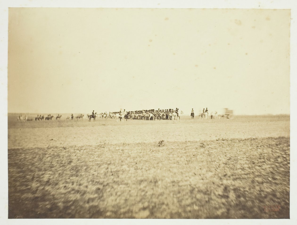 Cím nélkül [lovasság], 1857. alkotó: Gustave Le Gray