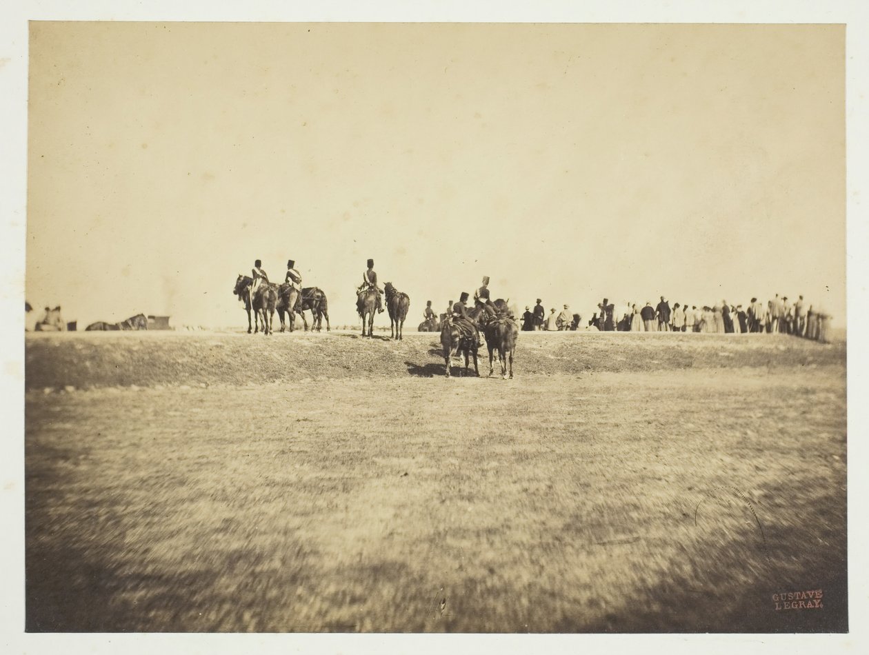 Cím nélkül [lovasság], 1857. alkotó: Gustave Le Gray