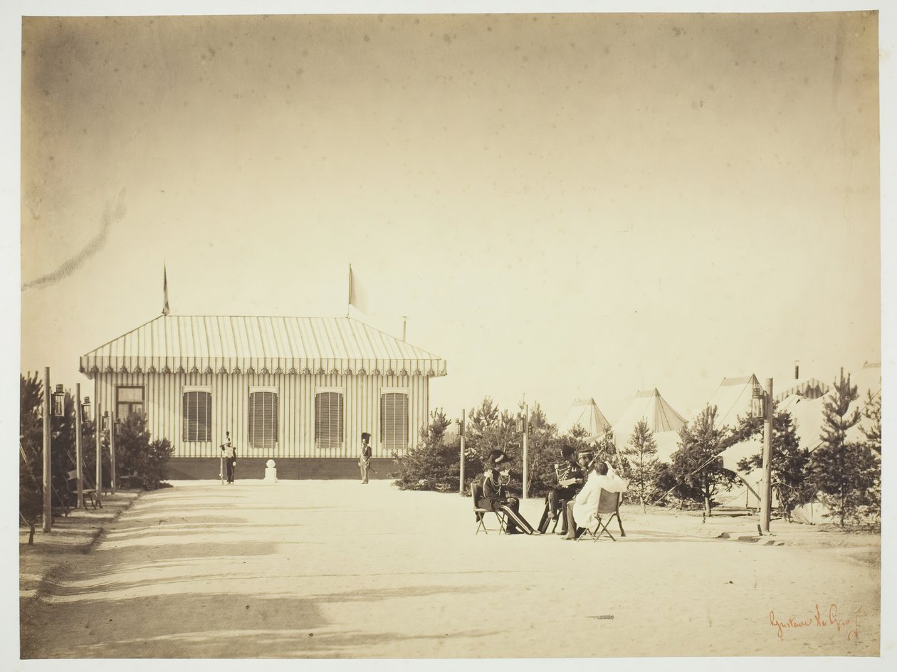 Cím nélkül [tisztek], 1857. alkotó: Gustave Le Gray
