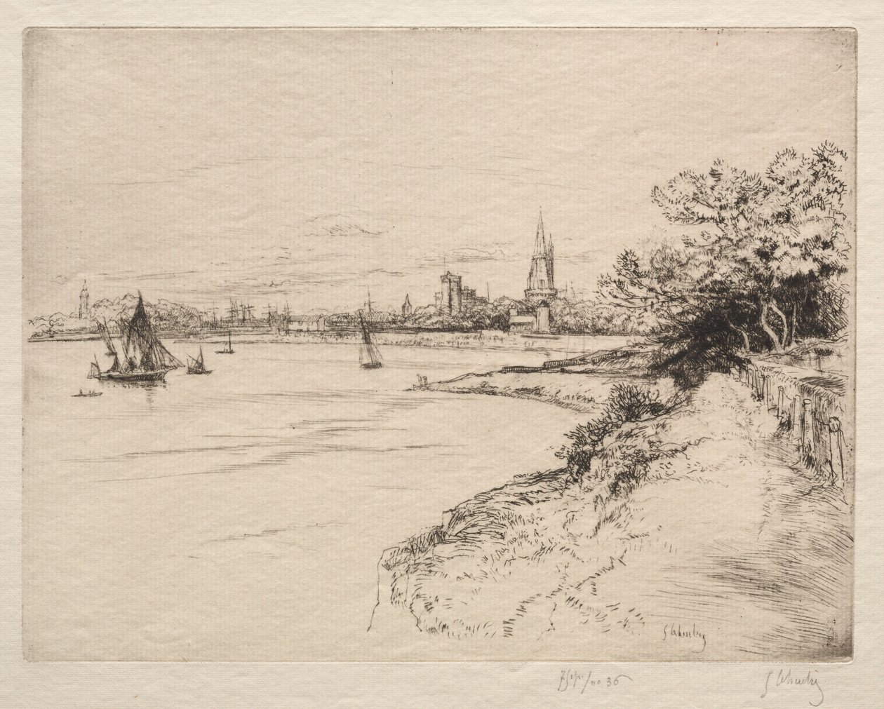 Orbigny szikla. alkotó: Gustave Leheutre