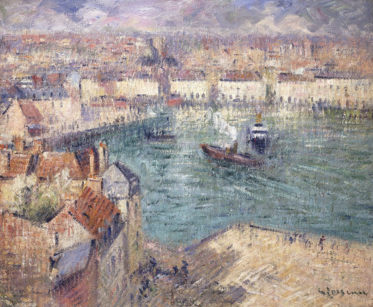 Dieppe, 1929 alkotó: Gustave Loiseau