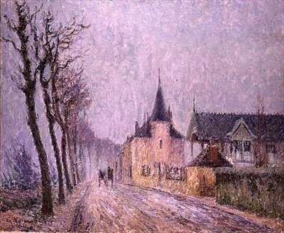 Pothuis rakpart, Pontoise alkotó: Gustave Loiseau
