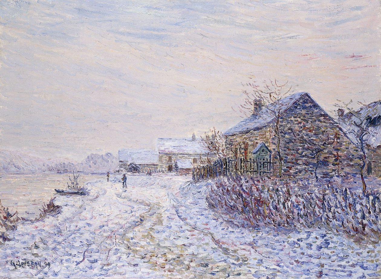 Havazás Tournedos-sur-Seine-ben, 1899 alkotó: Gustave Loiseau