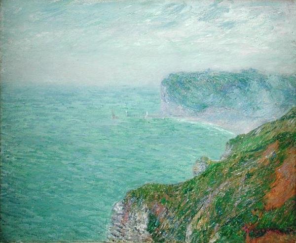 A sziklák Fecampban alkotó: Gustave Loiseau