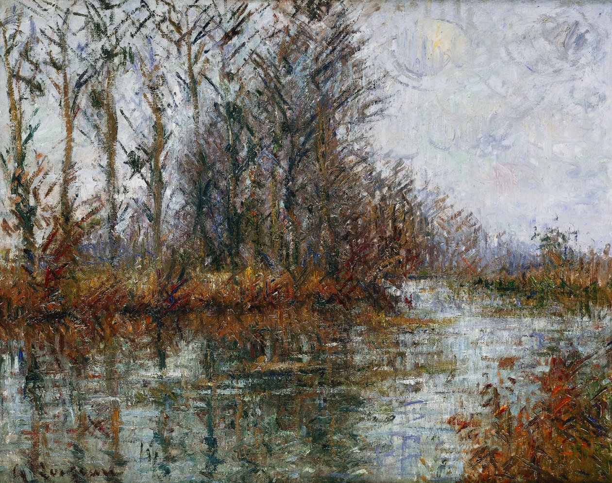 Az Eure fordulója; Eure fordulata, alkotó: Gustave Loiseau