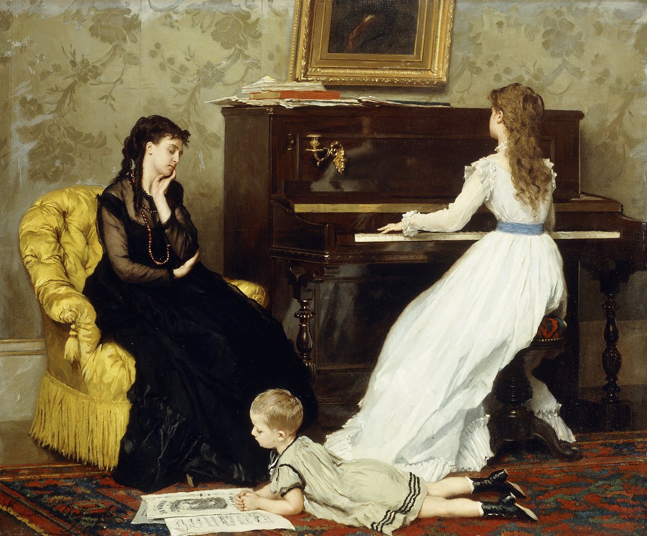 Gyakorló, alkotó: Gustave Léonard de Jonghe