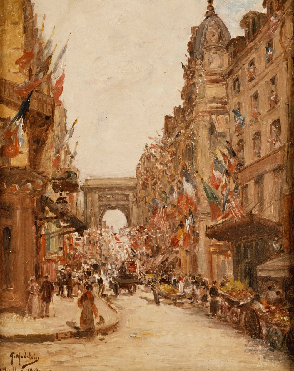 Bastille napja alkotó: Gustave Madelein