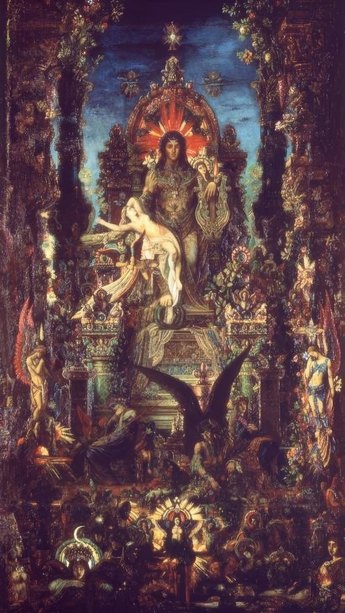 Jupiter és Semele alkotó: Gustave Moreau